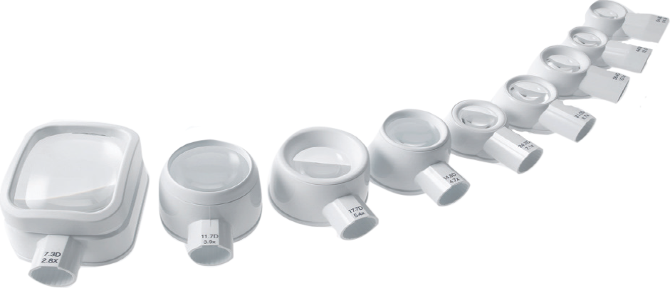 COIL LED Raylite Illuminated Magnifiers