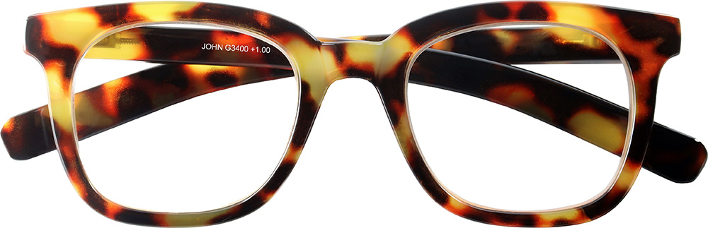 JOHN G3400 tortoise dark 1.00 dpt